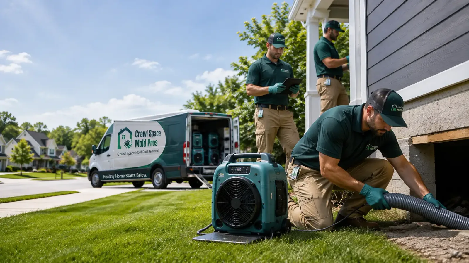 Crawl Space Mold Removal in Monroe Center, IL